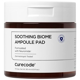 큐어코드 수딩 바이옴 앰플 패드, 70매입, 1개 Cure Code Soothing Biome Ampoule Pad, 70 Sheets, 1 Pack