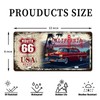 Route 66 California USA State License Plate, 6x12 Inch