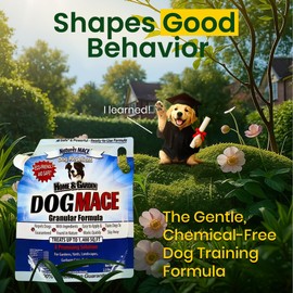 Nature’s MACE Dog MACE Granular Dog Repellent, 2.5 lb – Outdoor Dog Deterrent for Lawn, Yard, Garden, and Plants, Helps Keep Dogs Away from Bushes and Flower Beds, Covers up to 1,400 Sq. Ft.