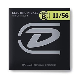 JIM DUNLOP Performance+ Electric Guitar Strings 11-56 | Drop B (DEN1156DB)