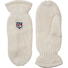 Hestra Basic Wool Mittens Gloves Men's Gloves Women's Gloves with Lining, off-white