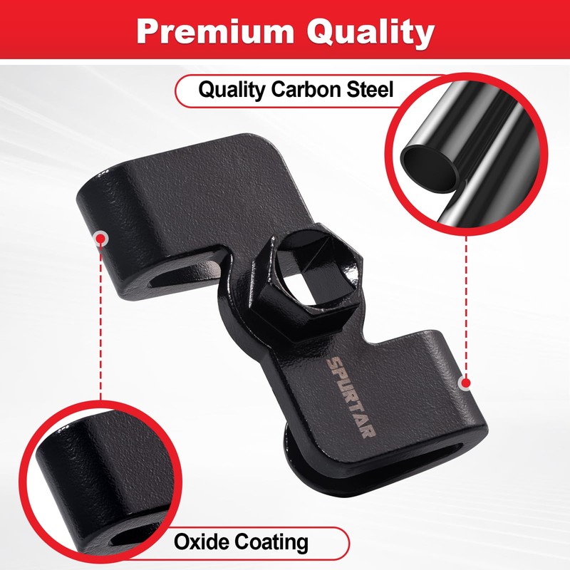 Spurtar Wrench Extender Tool, Adjustable Wrench Extender Adapter for 1/2"