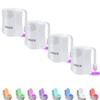 ALEDECO 4 Pack Motion Activated Toilet Night Light, 8 Colors