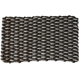 Weather-Resistant Lobster Rope Outdoor Mat, Nautical-Grade Front Door Mat, Durable Welcome Mat, Handwoven in USA (Kehena, 24"x36")