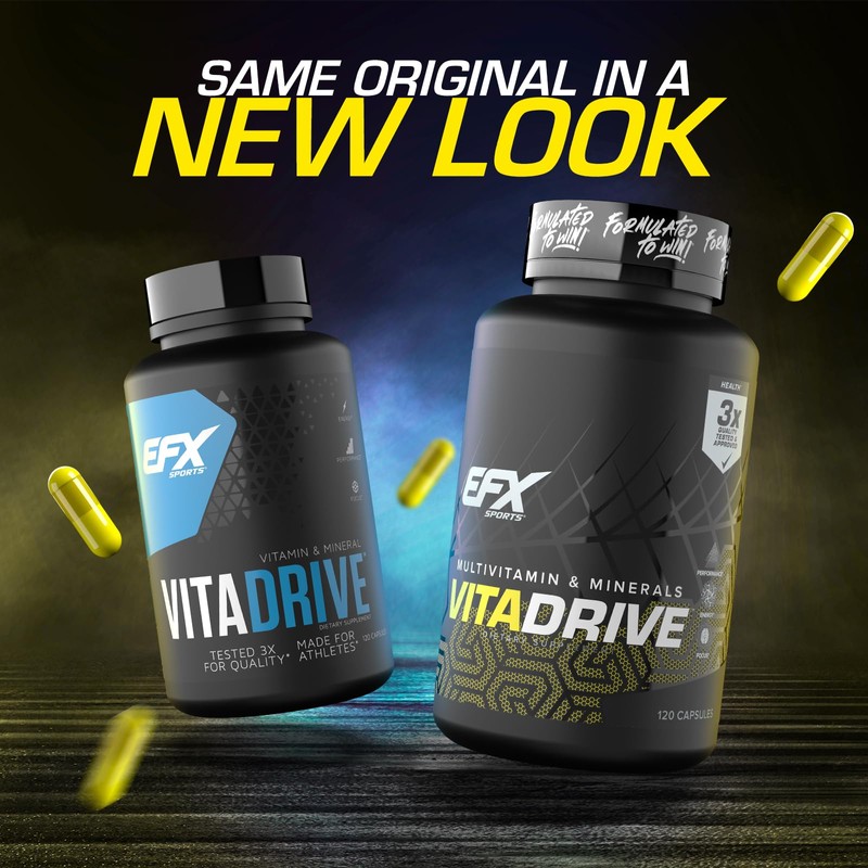EFX Sports Vita Drive | Multivitamin Formulated for Athletes |
