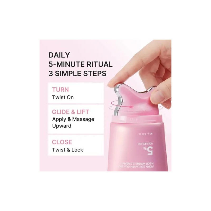 Medicube PDRN Collagen Gua Sha Neck Wrinkle Cream- 90 g