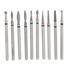 30 Holes Nail Drill Bits with Dustproof Organizer Stainless Steel