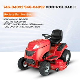 Hipa 946-04092 Deck Engagement Clutch Cable Replace for Toro 112-0504 LX420 LX425 LX460 42" Pto Cable for MTD Troy-B-ilt 746-04092 Lawn Mower 42 inch Deck Cable