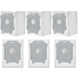 Leadaybetter 6 St??ck Staubsaugerbeutel f??r iRobot Roomba i7, i7+, i7Plus, i8, i8+, i3, i3+, i4, i4+, i6, i6+, j7, j7+, s9, s9+, s9Plus Clean Base Absaugstation Staubbeutel Ersatz Beutel f??r iRobot Saugroboter