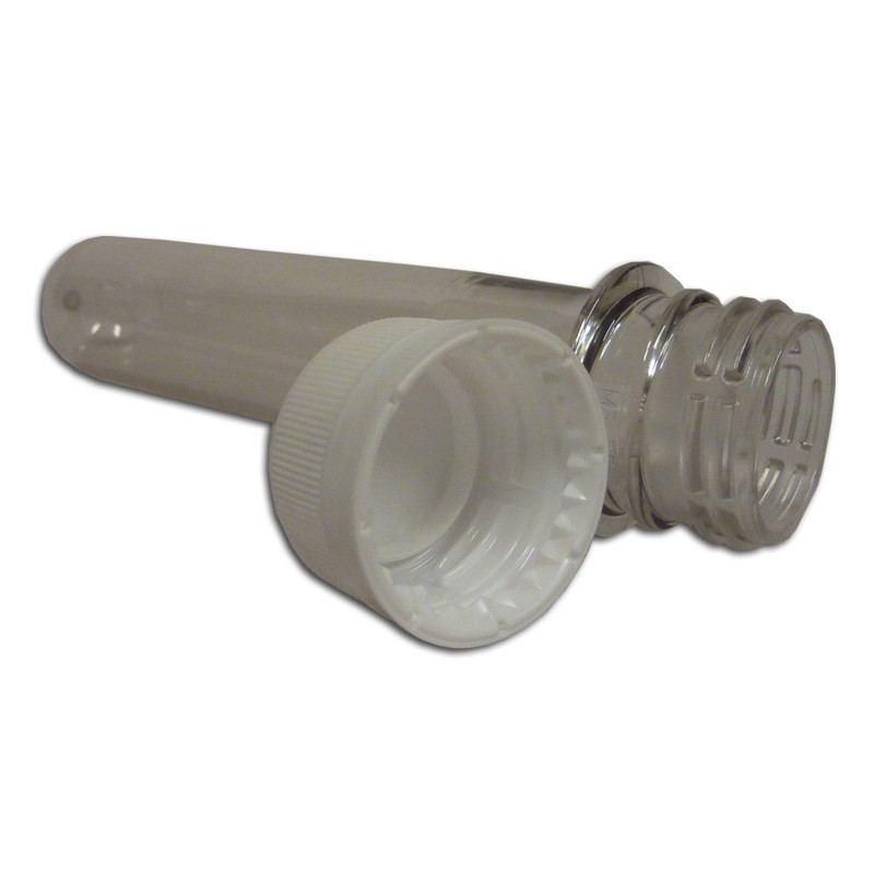 5col Rugged Geocache Waterproof Storage Tubes - Clear/Plastic, 5-Pack