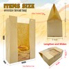 HiCivan 15.7x10.2x5.1in Extra Large Paper Bread Bags for Homemade Bread