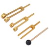 3 Pcs Aluminium Alloy Tuning Fork Set 128 256 512Hz