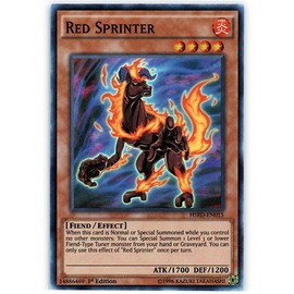YU-GI-OH! - Red Sprinter (HSRD-EN015) - High-Speed Riders - 1st Edition - Super Rare