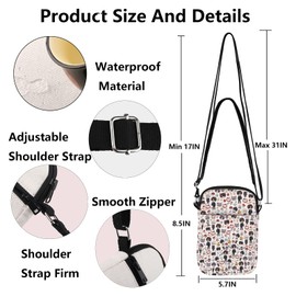 G2TUP Anime Space Crossbody Bag Xavier & Zayne & Rafayel & Sylus & Caleb Gifts Game Lover Shoulder Bag (DuckApple cb CA)