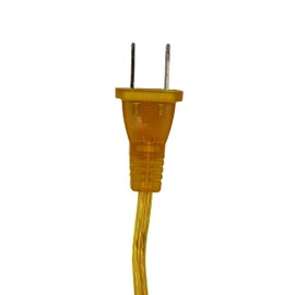 Creative Hobbies 8 Foot Gold Lamp Cord with On/Off Switch, SPT-1 Power Cord, Replacement Lamp Part, UL Listed (2)
