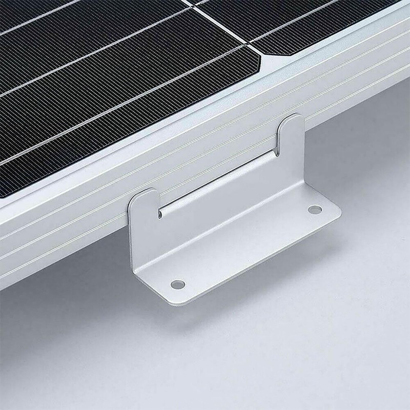 Bohaner Pack of 4 Z-Angle Brackets Solar Panel Mount with