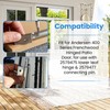 Upper Screen Door Hinge Leaf, Compatible with Anderson Screen Doors