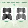 VKGUG 4PCS Door Panel Armrest Cover Replacement Compatible with Honda