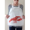 25 Pack Disposable Plastic Lobster Bibs