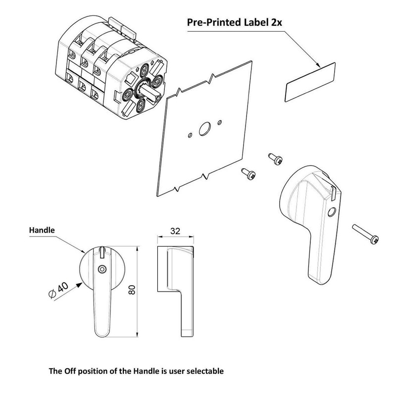 ASI Boat Lift Switch, Single Phase, Momentary (Spring Return) -