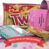 Twix Valentine's Caramel Minis Size Chocolate Cookie Bar Candy 10.43-Ounce