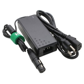 HangTon AC Power Adapter for Aputure Amaran 200d S, 200x S LED Light, XLR 3-pin 48V 6A DC in