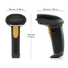 WoneNice USB Laser Barcode Scanner Wired Handheld Bar Code Scanner
