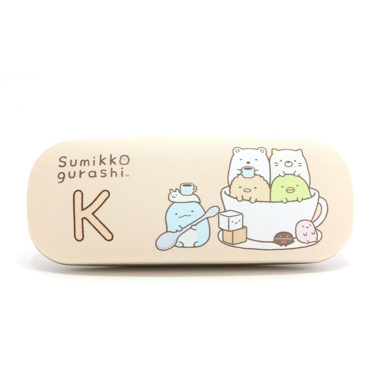 Marimo Craft MSG-129K K Glasses Case, Initial Glasses Case, Size