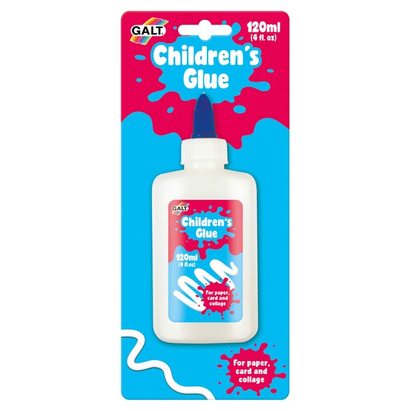 Galt Toys, Children's Glue - 120 ml, PVC Glue for Kids Crafting, Ages 3 Years Plus