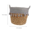 Alipis 1Pc Hand Woven Woven Fruit Basket Simple Decorative Vegetable