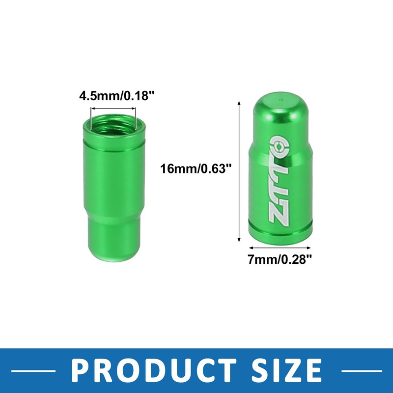 A ABSOPRO Tire Valve Caps French Dust Covers for Bicycle