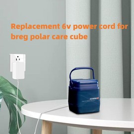 6V Power Cord for Breg Polar Care Cube #10698 Compatible with HON-Kwang D0660 HK HONKWANG D 0660 00660 Charger Power Adapter Class 2 Transformer(White)