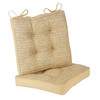 Klear Vu Raffia Patio Chair Water Resistant Seat and Seatback