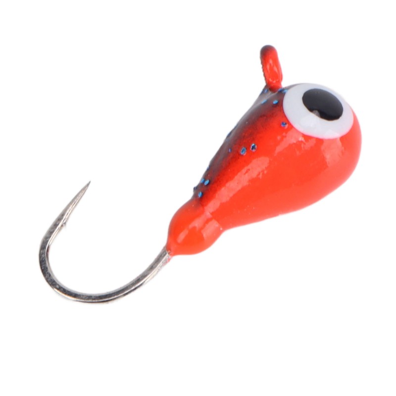 5 PCS Ice Fishing Jigs Kit Winter Fishing Perch Hooks