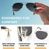 J+S Premium Military Style Classic Aviator Sunglasses, Polarized, 100% UV