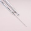 Cimenexe Punk Layered Tennis Chain Choker Necklace Silver Herringbone Chain
