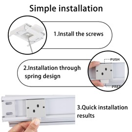 YCUHEN coolaroo Replacement Parts - Outside Mounted Blinds Curtain Rod Bracket Attachment, Vertical Blinds Replacement Parts, Deer Blind Brackets & mini Blind Brackets for Blinds Replacement