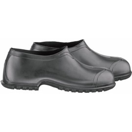 ONGUARD 86010 Heavy Flex-O-Thane/PVC Men's Overshoe with 4-Way Cleated Outsole, 4" Height, Black, Size 2X