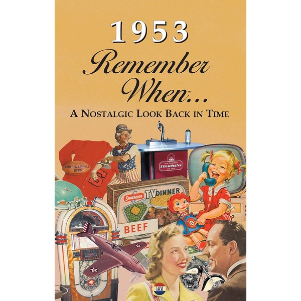 1953 REMEMBER WHEN CELEBRATION KardLet: Birthdays, Anniversaries, Reunions, Homecomings, Client & Corporate Gifts