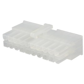 Molex (24 Circuits) Receptacle and Plug Housing w/ Terminals18-24 AWG Mini-Fit Jr
