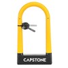 Capstone Rubberized U-Lock with Key, Large