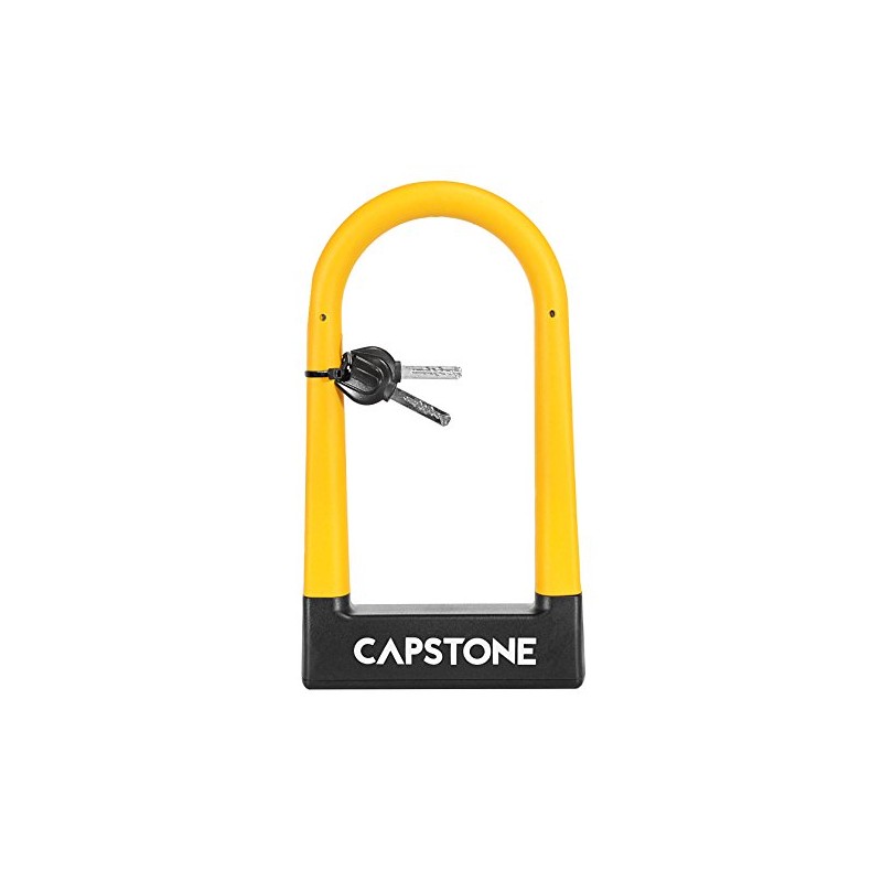 Capstone Rubberized U-Lock with Key, Large