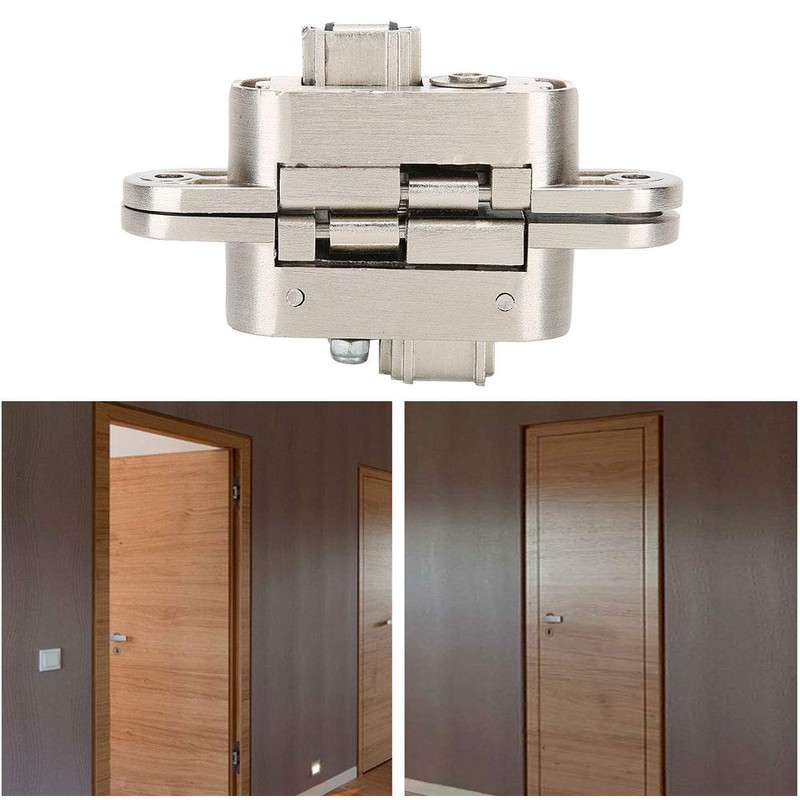 Nikou Zinc Alloy Hinge, Adjustable Crossed Concealed Hinge Accessory Low