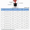 Scupper Plugs, Expansion Rubber Drain Plug with T Handle and