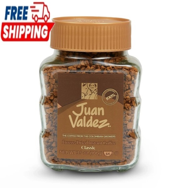 Unbranded Juan Valdez Classic Freeze-Dried Instant Coffee, 3.52 oz