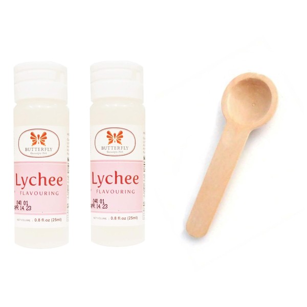 Lychee Flavor Extract by Butterfly - 2 Pack (25 ml
