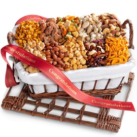 Congratulations Snack Attack Gourmet Gift Basket