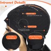 Glueless Wavy Headband Wigs 14inch Synthetic Honey Blonde Brown Mix