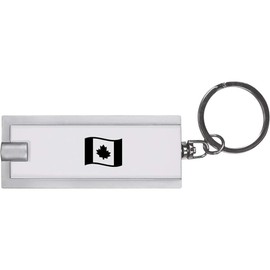 Azeeda 'Canada Flag' Keyring LED Torch (KT00034051)