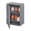 Relaxdays Simple Egg Cup, Cabinet 12 Eggs, Egg Cup Kitchen,
